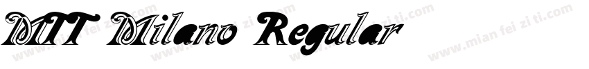 MTT Milano Regular字体转换